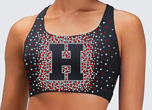 Load image into Gallery viewer, Super bling "H" sports bra- Youth
